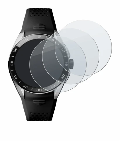 Imagen del dispositivo TAG Heuer Connected Calibre E5 (45 mm) con una amplia variedad de protectores de pantalla.