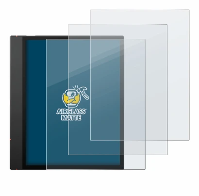 Imagen del dispositivo Boox Note Air 5 C con una amplia variedad de protectores de pantalla.