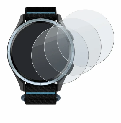 Imagen del dispositivo Garmin Approach J1 con una amplia variedad de protectores de pantalla.