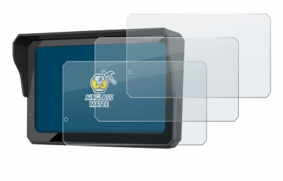 Imagen del dispositivo Carpuride W602BS Pro con una amplia variedad de protectores de pantalla.