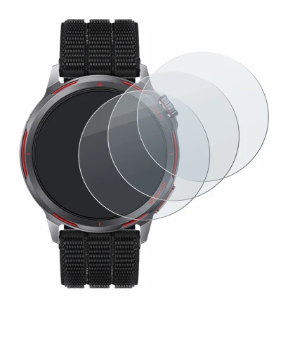 Imagen del dispositivo Huawei Watch GT Runner 2 con una amplia variedad de protectores de pantalla.