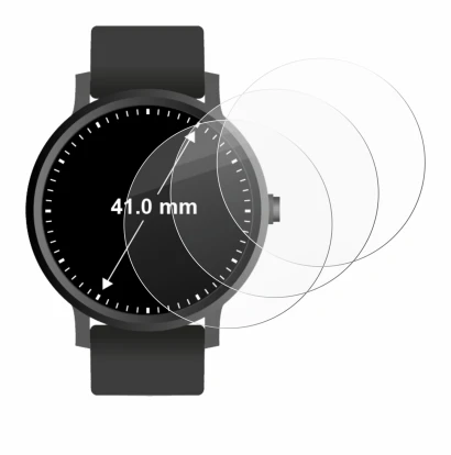Imagen del dispositivo Relojes (Circular, ø: 41 mm) con una amplia variedad de protectores de pantalla.