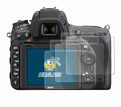Imagen del dispositivo Nikon D750 con una amplia variedad de protectores de pantalla.