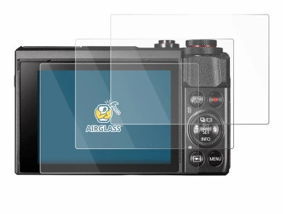 Imagen del dispositivo Canon PowerShot G7 X Mark II con una amplia variedad de protectores de pantalla.