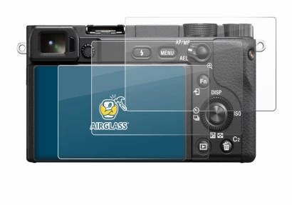 Imagen del dispositivo Sony Alpha 6400 con una amplia variedad de protectores de pantalla.