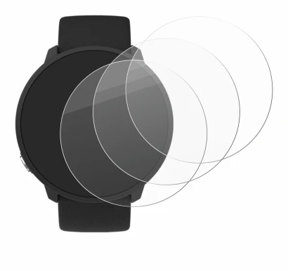 Imagen del dispositivo Polar Unite con una amplia variedad de protectores de pantalla.