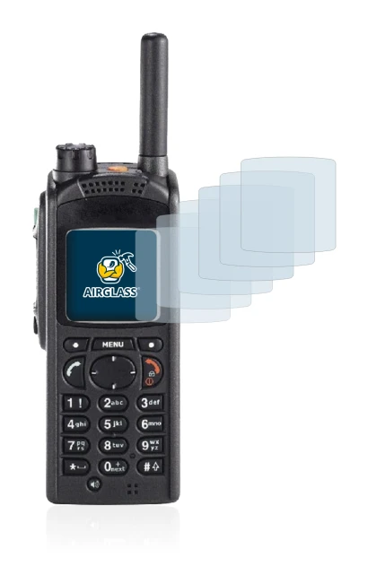 Imagen del dispositivo Motorola MTP850 con una amplia variedad de protectores de pantalla.