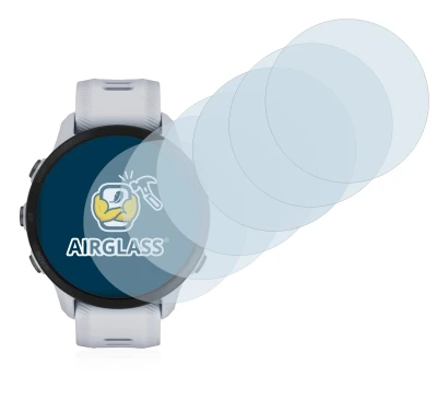 Imagen del dispositivo Garmin Forerunner 955 con una amplia variedad de protectores de pantalla.