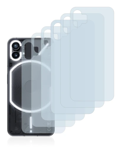 Imagen del dispositivo Nothing Phone (1) (Trasero) con una amplia variedad de protectores de pantalla.