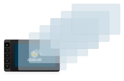 Imagen del dispositivo SmallHD Ultra 5 con una amplia variedad de protectores de pantalla.