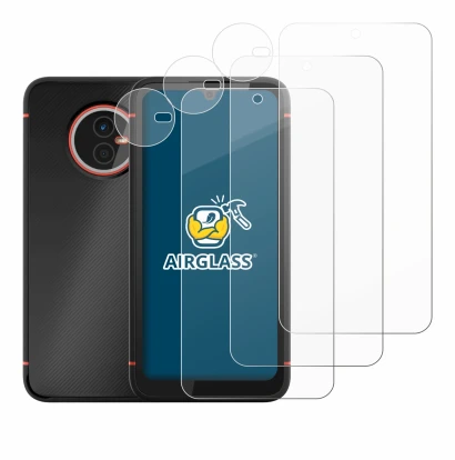 Imagen del dispositivo Gigaset GX4 (Frontal+Cámara) con una amplia variedad de protectores de pantalla.