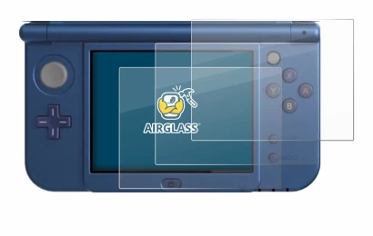Imagen del dispositivo Nintendo New 3DS XL (Pantalla inferior) con una amplia variedad de protectores de pantalla.