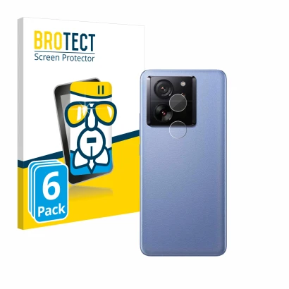 Parte frontal de un envase de producto con el logotipo de la marca BROTECT. Al lado se muestra el dispositivo Xiaomi 13T Pro (