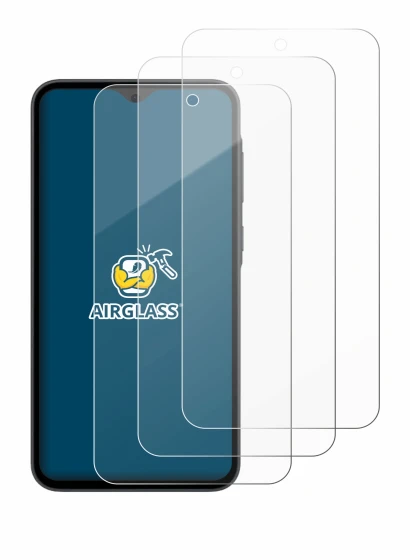 Imagen del dispositivo Samsung Galaxy A35 5G con una amplia variedad de protectores de pantalla.