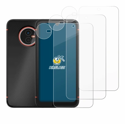 Imagen del dispositivo Gigaset GX4 Pro (Frontal+Cámara) con una amplia variedad de protectores de pantalla.