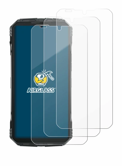 Imagen del dispositivo Doogee S Punk Pro con una amplia variedad de protectores de pantalla.