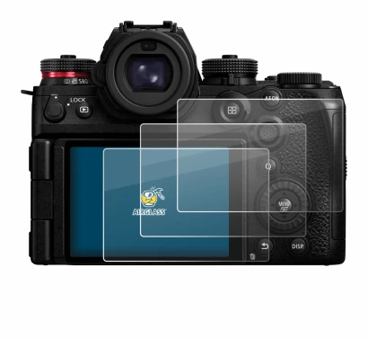 Imagen del dispositivo Panasonic Lumix S1R II con una amplia variedad de protectores de pantalla.