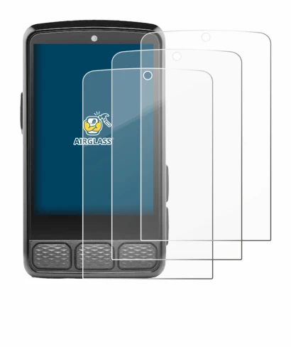 Imagen del dispositivo Wahoo Elemnt Roam V3 con una amplia variedad de protectores de pantalla.