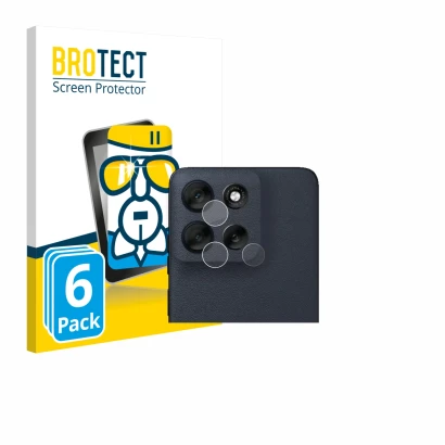 Parte frontal de un envase de producto con el logotipo de la marca BROTECT. Al lado se muestra el dispositivo Motorola Moto G5