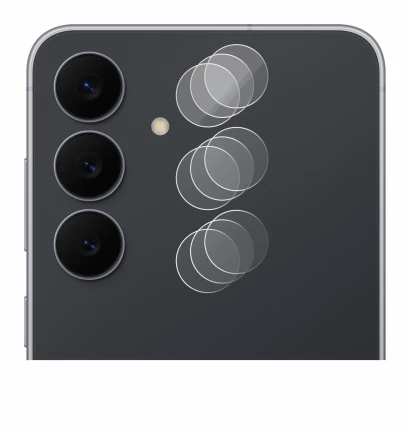 Imagen del dispositivo Samsung Galaxy S25 FE (SÓLO Cámara) con una amplia variedad de protectores de pantalla.