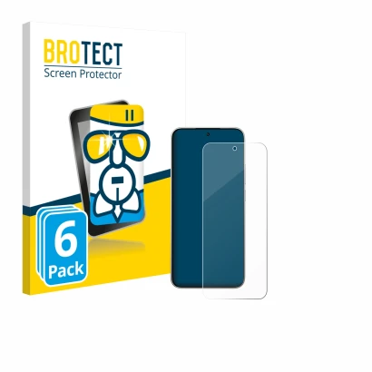 Parte frontal de un envase de producto con el logotipo de la marca BROTECT. Al lado se muestra el dispositivo Xiaomi 15T con s