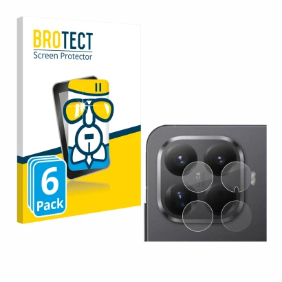 Parte frontal de un envase de producto con el logotipo de la marca BROTECT. Al lado se muestra el dispositivo Xiaomi 15T Pro (