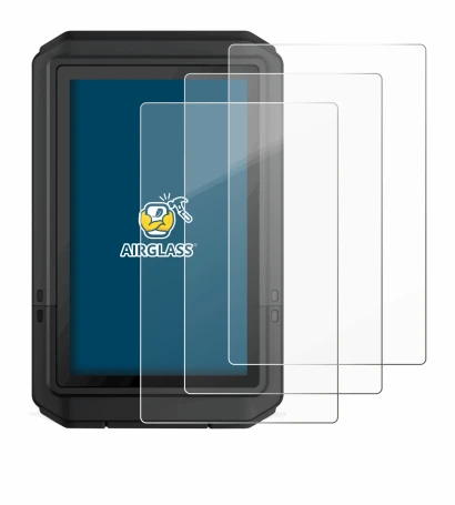 Imagen del dispositivo Garmin eTrex Touch 2025 con una amplia variedad de protectores de pantalla.