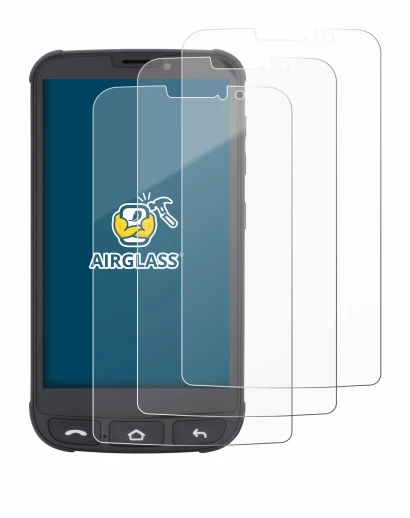 Imagen del dispositivo Olympia Neo Mini con una amplia variedad de protectores de pantalla.