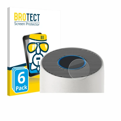 Parte frontal de un envase de producto con el logotipo de la marca BROTECT. Al lado se muestra el dispositivo Philips 2000i Se