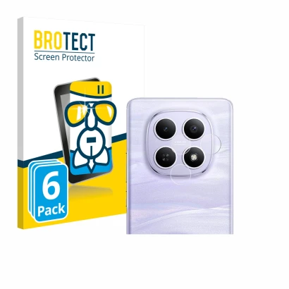 Parte frontal de un envase de producto con el logotipo de la marca BROTECT. Al lado se muestra el dispositivo Xiaomi Redmi Not