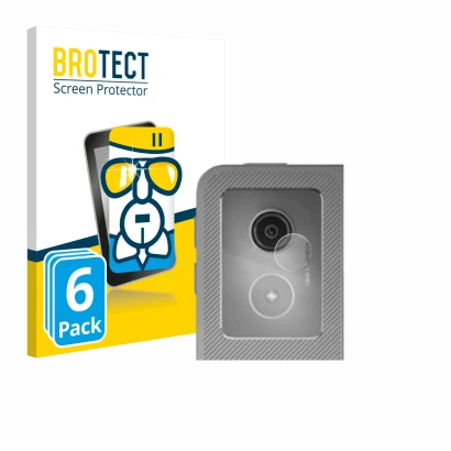 Parte frontal de un envase de producto con el logotipo de la marca BROTECT. Al lado se muestra el dispositivo Lenovo Idea Tab 