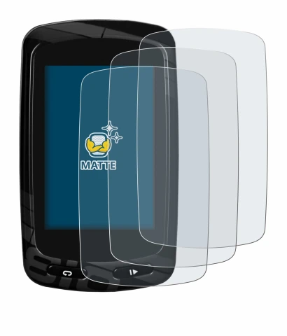 Imagen del dispositivo Garmin Edge 810 con una amplia variedad de protectores de pantalla.