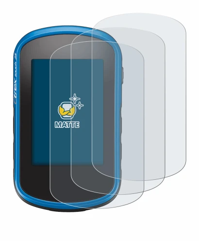 Imagen del dispositivo Garmin eTrex Touch 35 con una amplia variedad de protectores de pantalla.