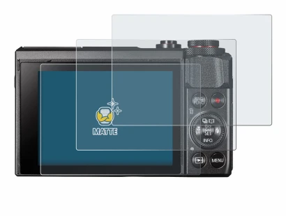 Imagen del dispositivo Canon PowerShot G7 X Mark II con una amplia variedad de protectores de pantalla.