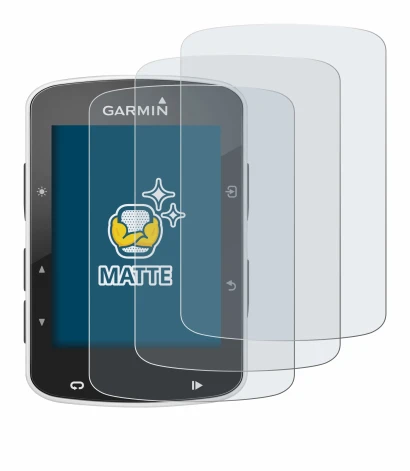 Imagen del dispositivo Garmin Edge 820 con una amplia variedad de protectores de pantalla.