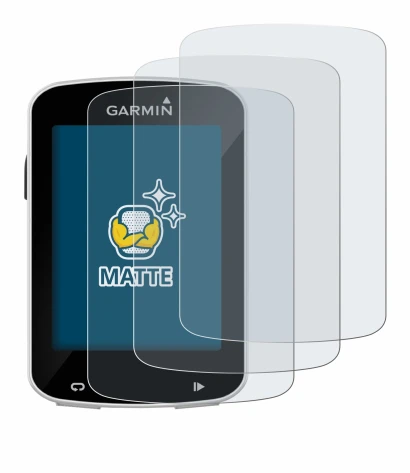 Imagen del dispositivo Garmin Edge Explore 820 con una amplia variedad de protectores de pantalla.