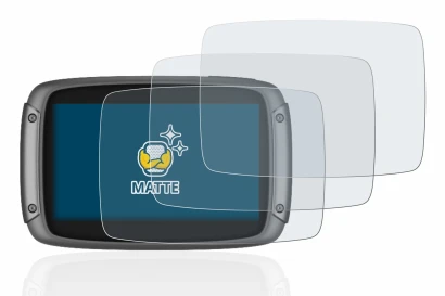 Imagen del dispositivo TomTom Rider 550 con una amplia variedad de protectores de pantalla.