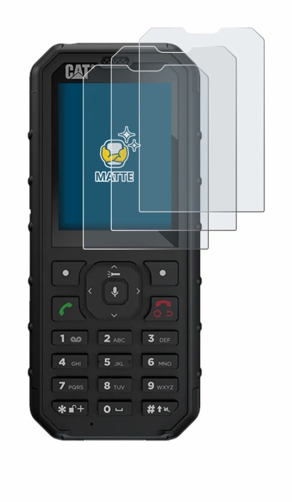 Imagen del dispositivo Caterpillar Cat B35 con una amplia variedad de protectores de pantalla.