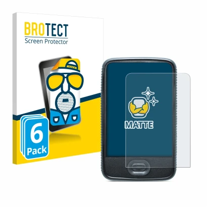Parte frontal de un envase de producto con el logotipo de la marca BROTECT. Al lado se muestra el dispositivo Dexcom G6 Receiv