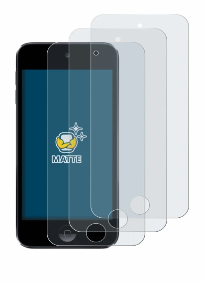 Imagen del dispositivo Apple iPod Touch (7a Gen.) con una amplia variedad de protectores de pantalla.