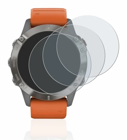 Imagen del dispositivo Garmin Fenix 6 Pro con una amplia variedad de protectores de pantalla.