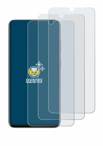Imagen del dispositivo Samsung Galaxy S20 con una amplia variedad de protectores de pantalla.