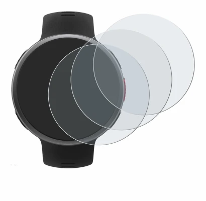 Imagen del dispositivo Polar Vantage V2 con una amplia variedad de protectores de pantalla.