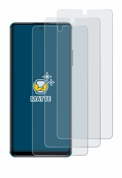 Imagen del dispositivo ZTE Blade V30 con una amplia variedad de protectores de pantalla.
