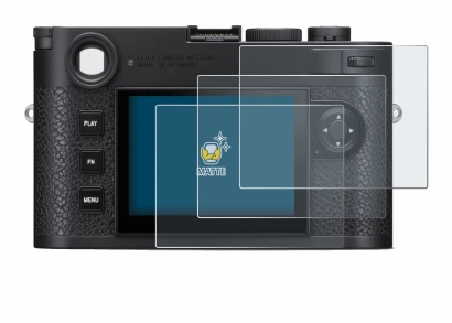 Imagen del dispositivo Leica M11 con una amplia variedad de protectores de pantalla.