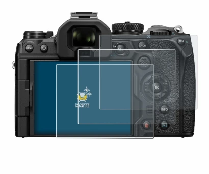 Imagen del dispositivo Olympus OM-1 2022 con una amplia variedad de protectores de pantalla.