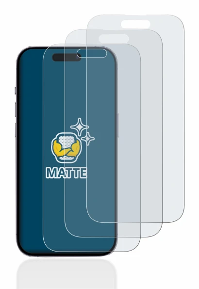 Imagen del dispositivo Apple iPhone 14 Pro con una amplia variedad de protectores de pantalla.