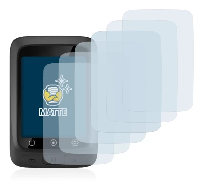 Imagen del dispositivo CooSpo BC107 con una amplia variedad de protectores de pantalla.