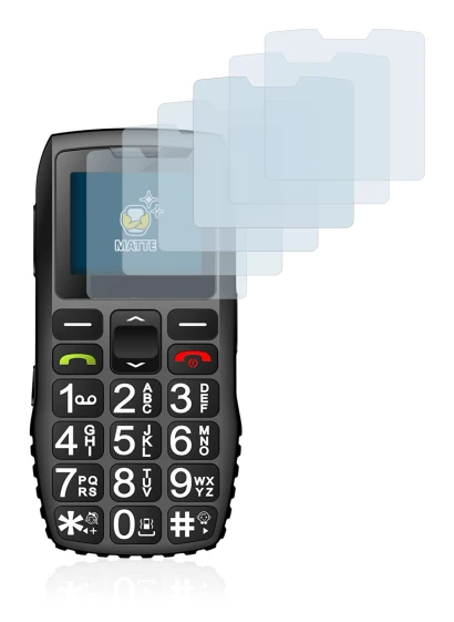 Imagen del dispositivo artfone C1 Plus con una amplia variedad de protectores de pantalla.