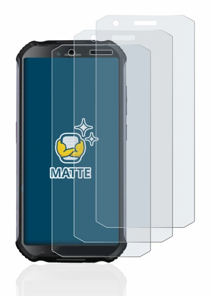 Imagen del dispositivo Doogee S41 con una amplia variedad de protectores de pantalla.